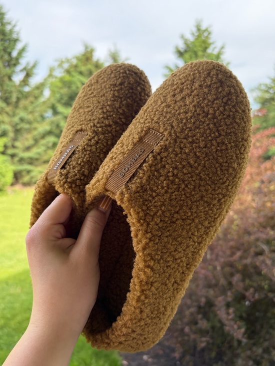 Bombas Shoes - Bombas Sunday Slippers Sherpa teddy fleece shoes NWOT 7